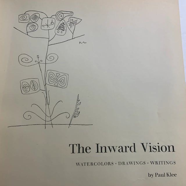 The Inward Vision by Paul Klee New York: Harry N. Abrons, 1959 2nd edition. Intro by Werner Haftmann with commentaries by...