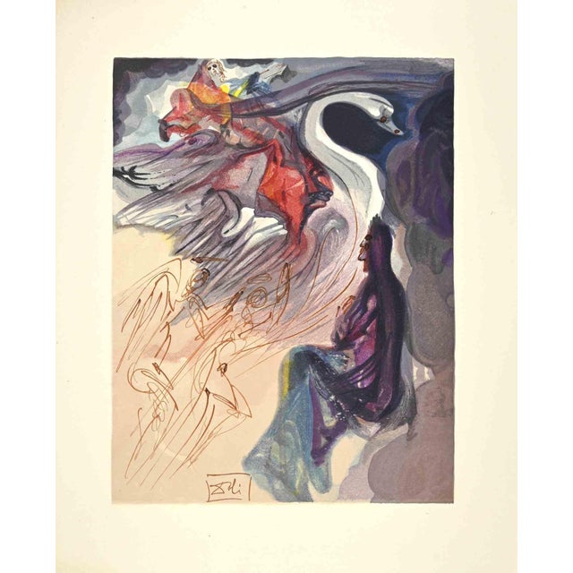Salvador Dali, In The Sky of Jupiter, Woodcut, 1963 For Sale - Image 4 of 4