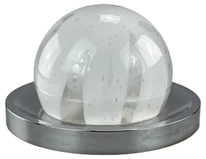 Space Age Glass Shine Plafon Ceiling Lamp from Fischer Leuchten, 1970s