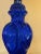 Blue Crystal Table Lamp, 1970s For Sale - Image 4 of 6