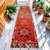 1960s 3x10 Ft Vintage Hand-Knotted Tribal Hallway Decor Ancient Alien Motif Rug for Hallway Kitchen Decor Turkish Rug Runner For Sale - Image 5 of 15