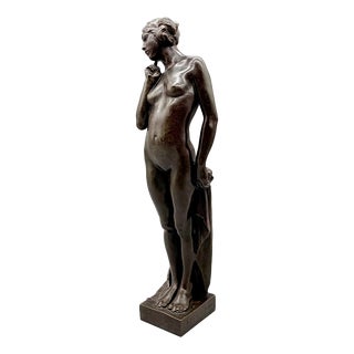 Katherine Murray Jardine, Pensive Woman, Nude, 1925, Bronze For Sale