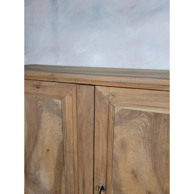 Small Louis Philippe Walnut Armoire For Sale - Image 3 of 12