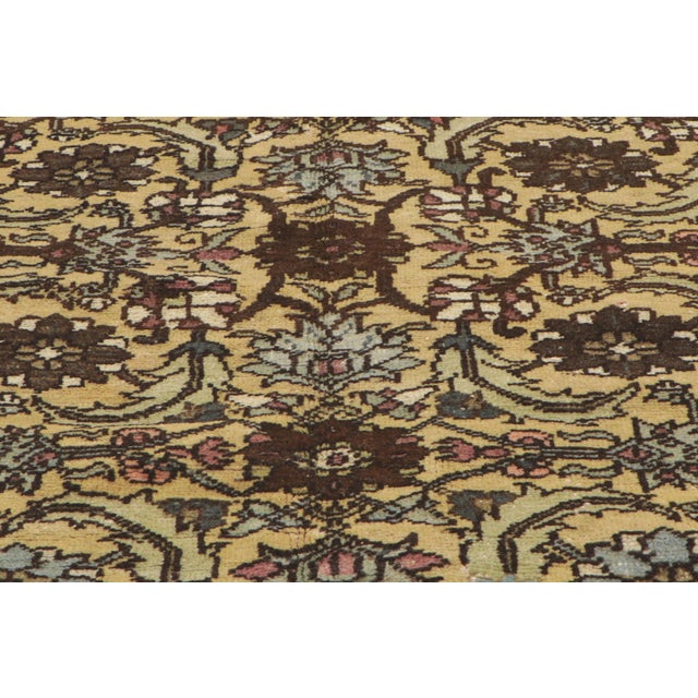 Vintage Turkish Oushak Rug - 05'03 X 09'07 For Sale - Image 12 of 13