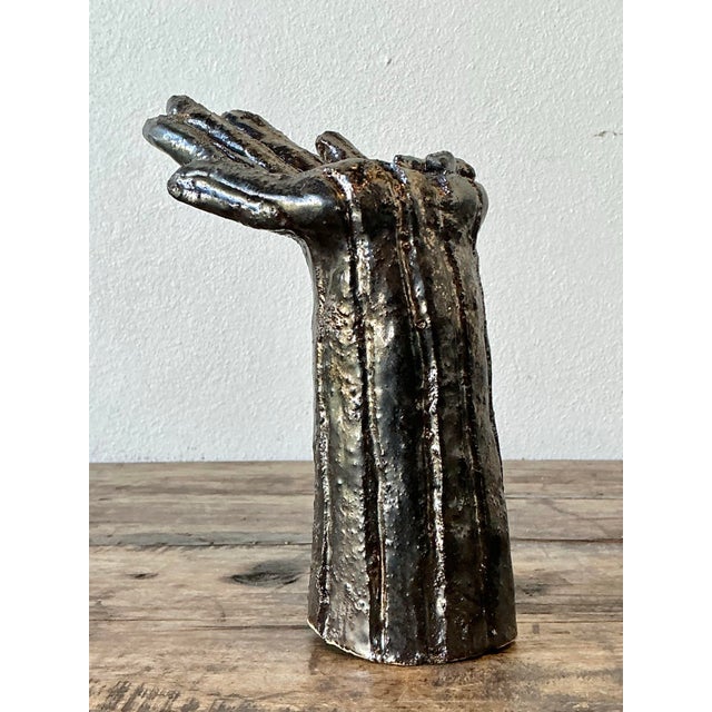Vintage Slab Built Hand Sculptures - Set of 4 For Sale - Image 11 of 12