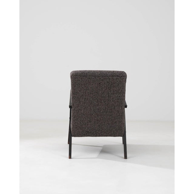 1960s Czech Upholstered Armchair For Sale - Image 4 of 18