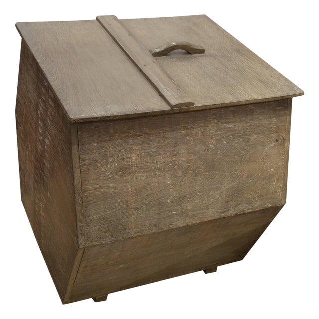 Andrianna Shamaris Wabi-Sabi Teak Wood Container For Sale