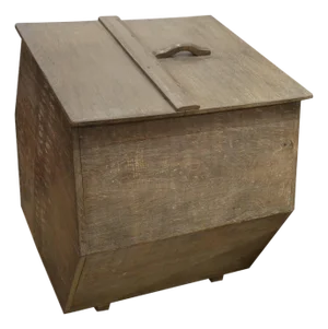 Andrianna Shamaris Wabi-Sabi Teak Wood Container