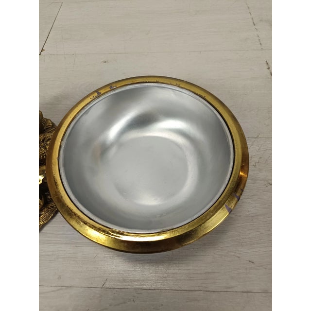 Metal Ice Bucket with Golden Fruit Salad by Mauro Manetti, 1970s For Sale - Image 7 of 15