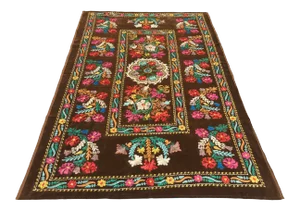 Vintage Colorful Wall Decor Textile Art