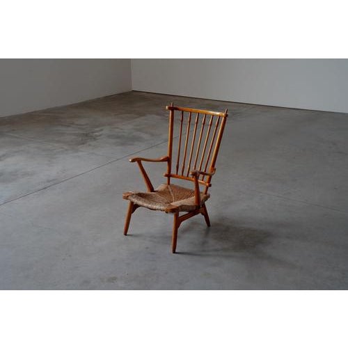 Wood Armchair from De Ster Geldermalsen, Netherlands, 1960s For Sale - Image 7 of 13