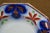 Mid 19th Century Antique Gaudy Welsh Ironstone Cobalt Blue Floral Creamer Pitcher & Bowl For Sale - Image 5 of 18