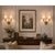 Vintage French Brass and Crystal Wall Sconces, 1940s, Set of 2 For Sale - Image 4 of 11