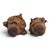 Mid-20th Century Thai Ramakien-Style Terracotta Character Busts, Pair For Sale - Image 15 of 16