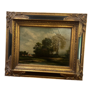 20 Th Century American School Oil on Canvas Landscape Signed Framed