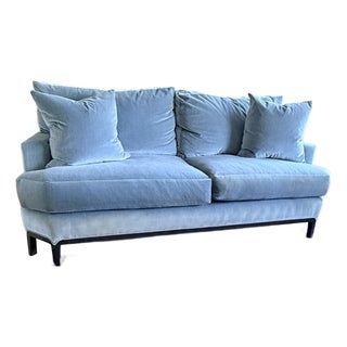 Baker Furniture Celestite Two Cushion Sofa; 2 Available For Sale