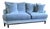 Baker Furniture Celestite Two Cushion Sofa; 2 Available For Sale