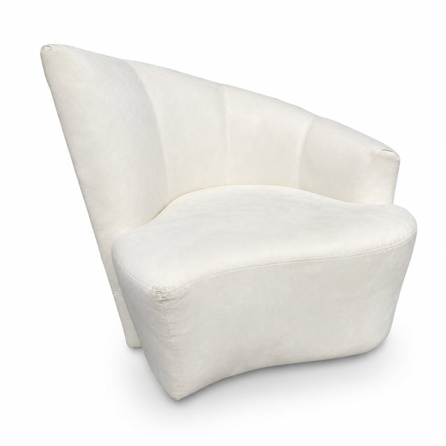 Vladimir Kagan Bilbao Swivel Slipper Chair For Sale