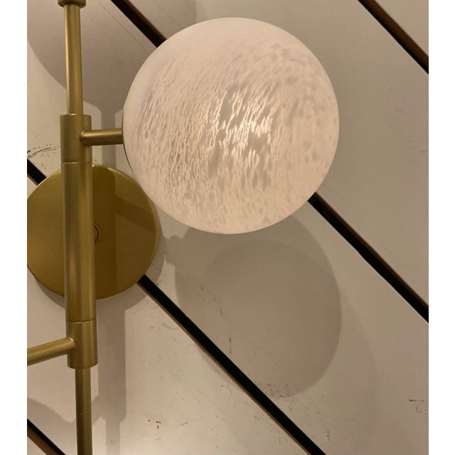 Metal Arteriors Modern Christelle Sconces Pair For Sale - Image 7 of 7