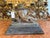 An exceptional, period-made 19th-century European (likely Italian or French) allegorical sculpture masterfully hand-carved...