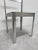 Anodized Aluminum With Cord Seat Vanity, Dining or Side Chair - Italy 1980s For Sale - Image 10 of 13