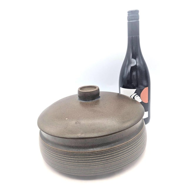 Olive 1980s Denby "Sherwood" Casserole Pot With Lid For Sale - Image 8 of 12