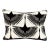 Contemporary Genevieve Gorder Crane + Black Velvet Pillow For Sale