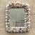 Boho Chic Vintage Coastal Hand Made Shell Encrusted Mirror For Sale - Image 3 of 5