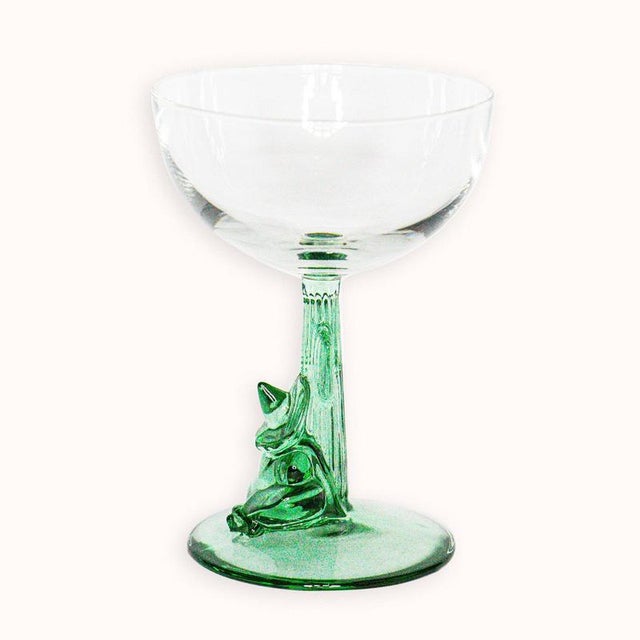 Vintage Cactus Siesta Sombrero Man Margarita Glasses, Set of 6 For Sale - Image 4 of 4