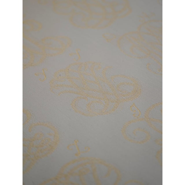 Pair of Henkel Harris Mahogany Upholstered High Back Host Armchairs For Sale - Image 11 of 18