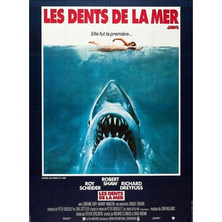 1975, "Jaws (French)" Poster For Sale
