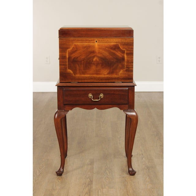 Henkel Harris Queen Anne Style Mahogany Silver Chest For Sale - Image 10 of 14