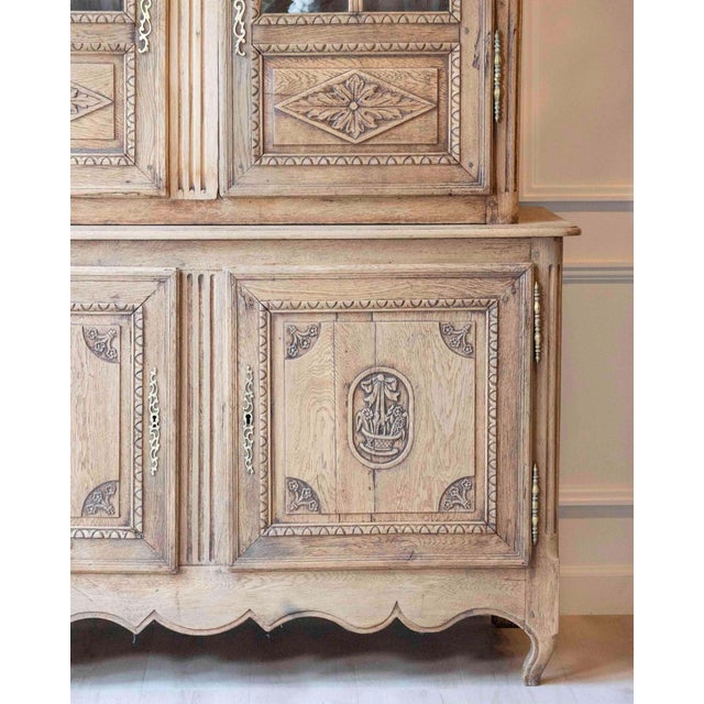 Early 19th Century Norman Carved Oak Two-Part Sideboard For Sale - Image 9 of 12