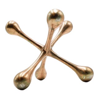 1960s Petite Jack / Jax Bookend Made Metal For Sale