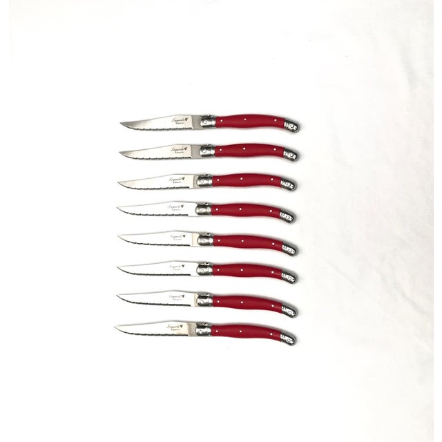 Flying Colors Laguiole Steak Knives Set of 8 Chairish