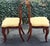Brown 19th Century Flame Mahogany French Victorian Chairs - A Pair For Sale - Image 8 of 12