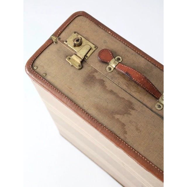 Vintage Striped Wardrobe Suitcase Chairish