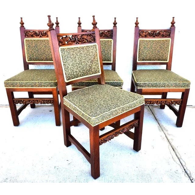 Italian Dining Chairs Tuscan Revival For Sale - Image 11 of 11