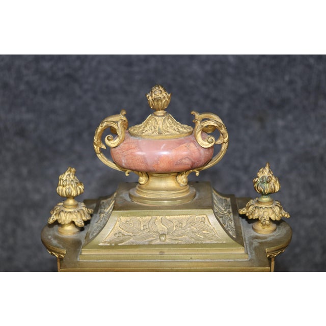 This elegant French mantel clock, crafted during the 1920s, is a superb example of the enduring appeal of the Louis XVI...