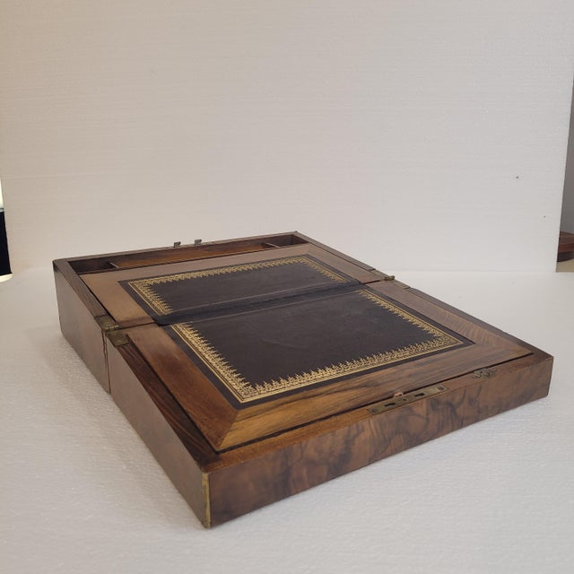20th Century Ships Desk in Wood, England For Sale - Image 6 of 18