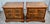 Vintage (1980's) Pair of Nightstands have an Americana Style. Made by Link-Taylor. The Wood is Solid Maple. The...