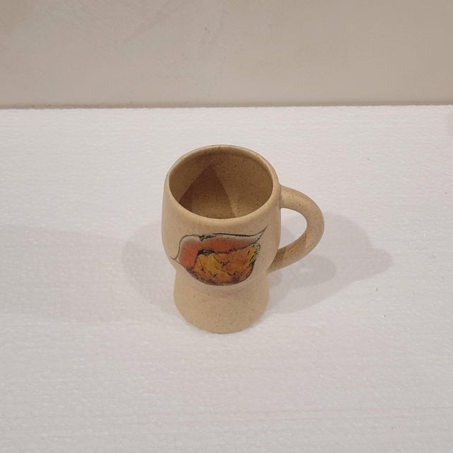 Pitcher and Glasses from Bresse Ceramics, France, 1960s, Set of 7 For Sale - Image 11 of 14