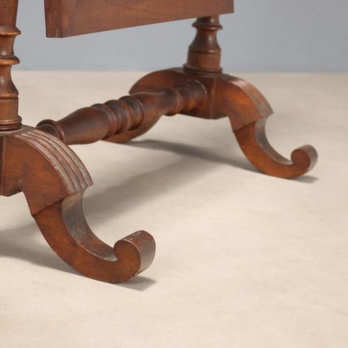 Table Mirror in Walnut For Sale - Image 6 of 8