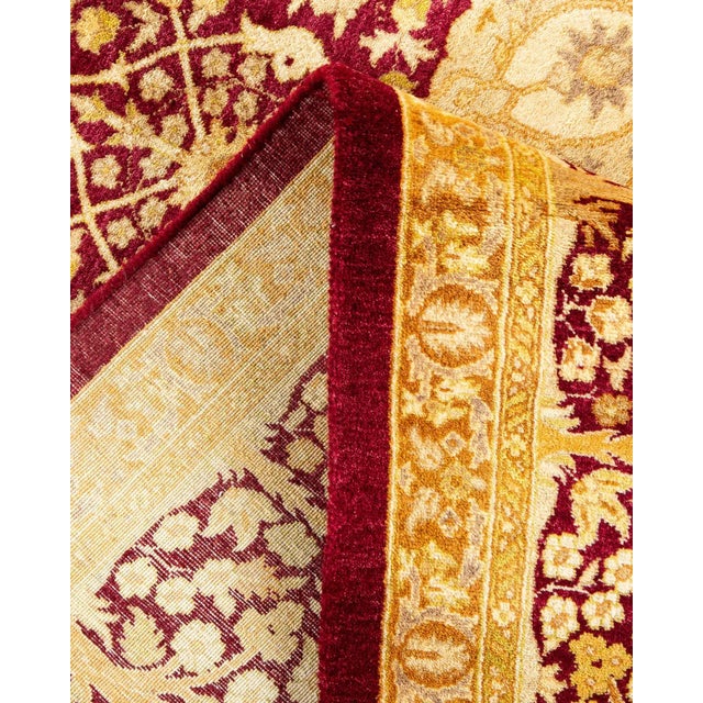 Mogul, One-of-a-Kind Hand-Knotted Area Rug in Red, 6' 2" x 9' 3" For Sale In New York - Image 6 of 8