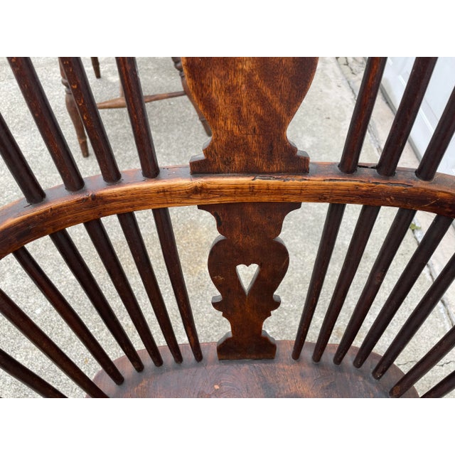 Antique Windsor Chair For Sale - Image 4 of 11