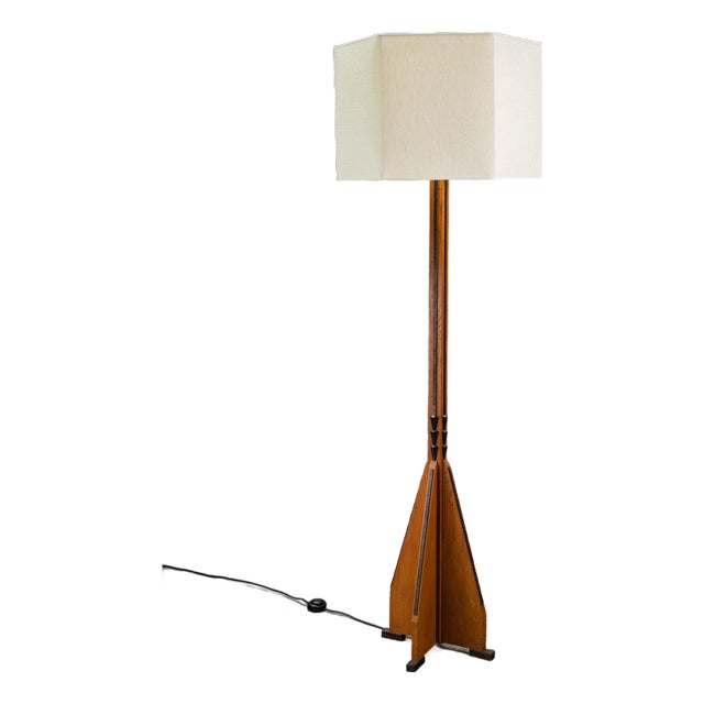 Amsterdam School Standing Lamp, 1930s For Sale