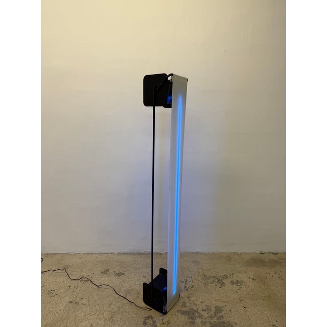 George Kovacs Dan Chelsea and Rudi Stern Neon Torchiere Floor Lamp for George Kovacs, 1980s For Sale - Image 4 of 11