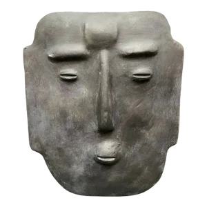 Plaster Face Wall Sculpture
