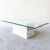 Postmodern Pink Ceramic and Stucco Glass Top Coffee Table For Sale - Image 11 of 11