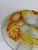 English Glass Hummingbird Birdbath With Metal Stand For Sale - Image 3 of 12